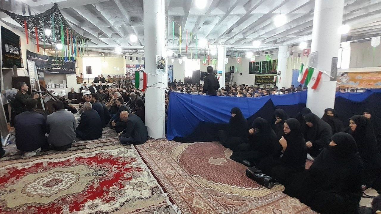 برگزاری مراسم چهارمین سالگرد شهادت حاج قاسم و یادواره شهدا در انگوت + تصاویر