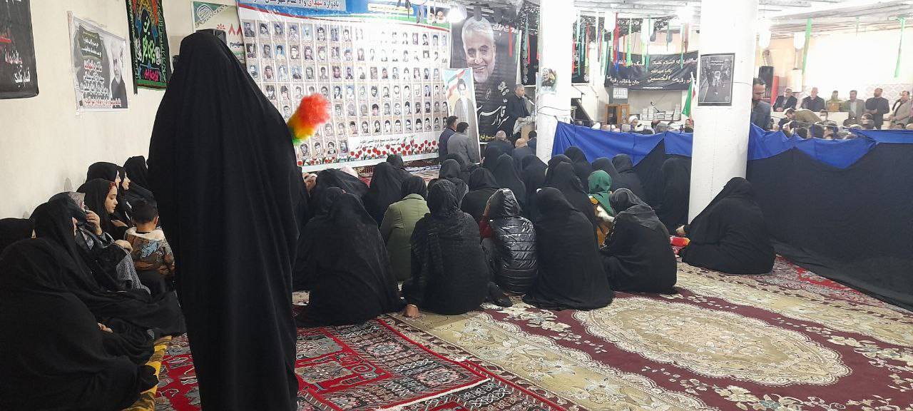 مراسم شهادت حاج قاسم