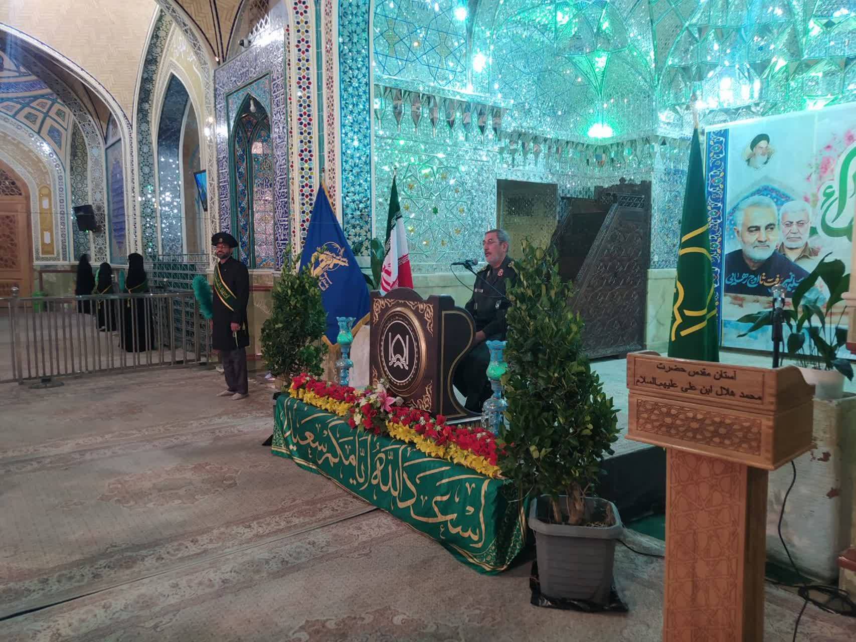 برگزاری مزاسم سالگرد شهادت سردار سلیمانی و ولادت حضرت فاطمه زهرا (س) برگزاری مزاسم سالگرد شهادت سردار سلیمانی و ولادت حضرت فاطمه زهرا (س)