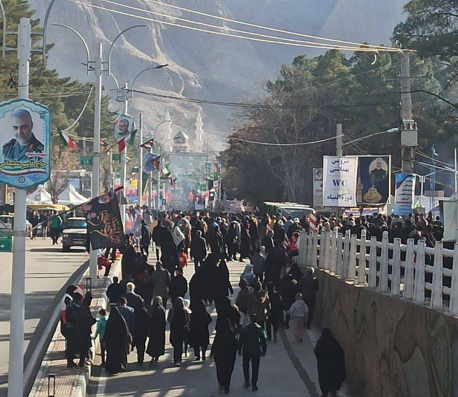راهپیمایی راهیان مکتب حاج قاسم + تصاویر