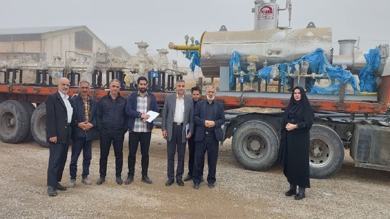 بهره مندی مجتمع گلخانه بلداجی از ایستگاه گاز