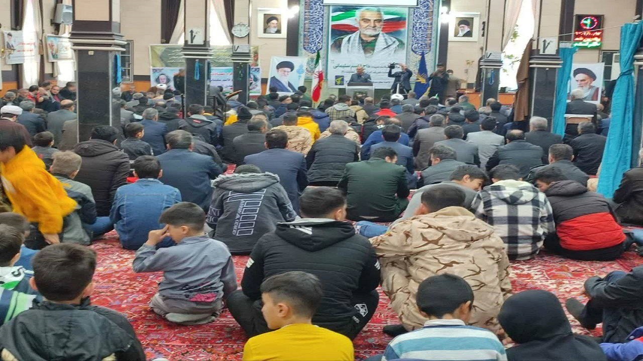 مراسم سردار سلیمانی در چهاربرج مراسم سردار سلیمانی در چهاربرج