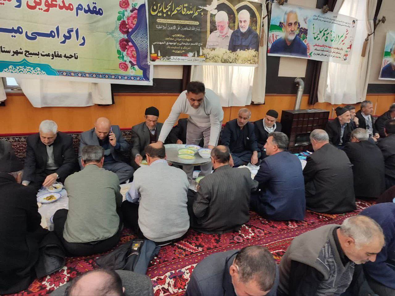 مراسم سالگرد سردار سلیمانی در چهاربرج مراسم سالگرد سردار سلیمانی در چهاربرج