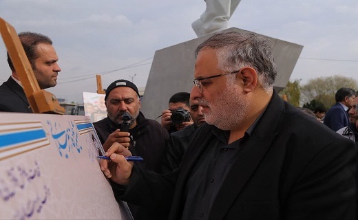 رونمایی از تندیس سردار شهید قاسم سلیمانی در قزوین