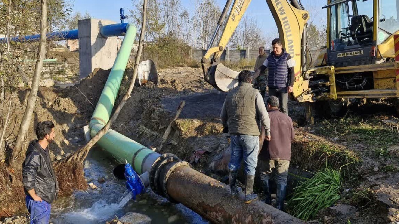 رفع مشکل قطعی آب ۱۵ هزار خانوار در چالوس