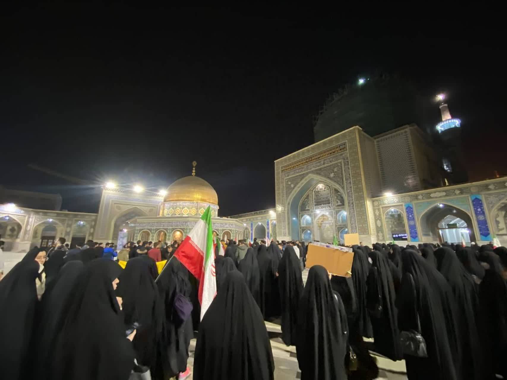 حضور بانوان در تجمع اعتراضی