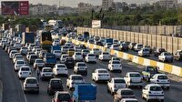 وضعیت ترافیکی آزاد راه کرج - تهران در روز پنجشنبه ۱۴ دی