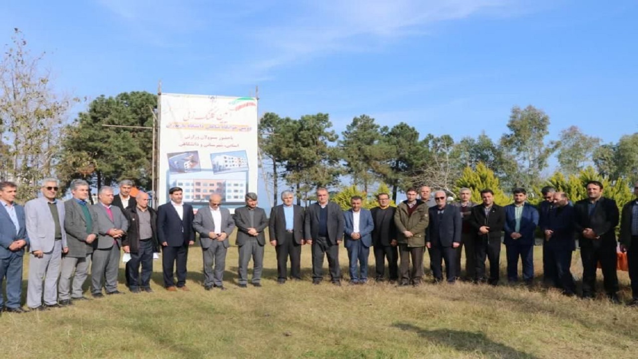کلنگ زنی دومین خوابگاه متاهلی دانشگاه مازندران