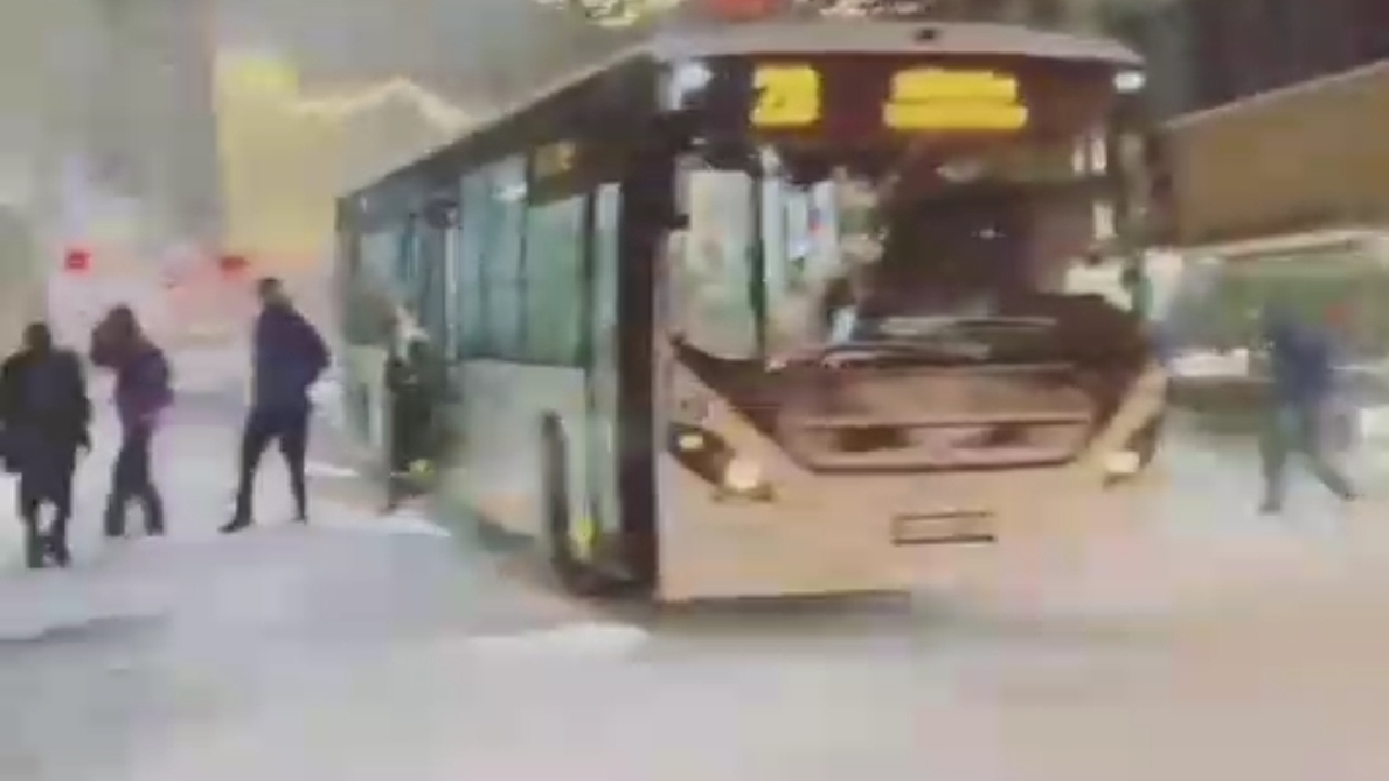 بارش برف بی امان در شمال نروژ + فیلم
