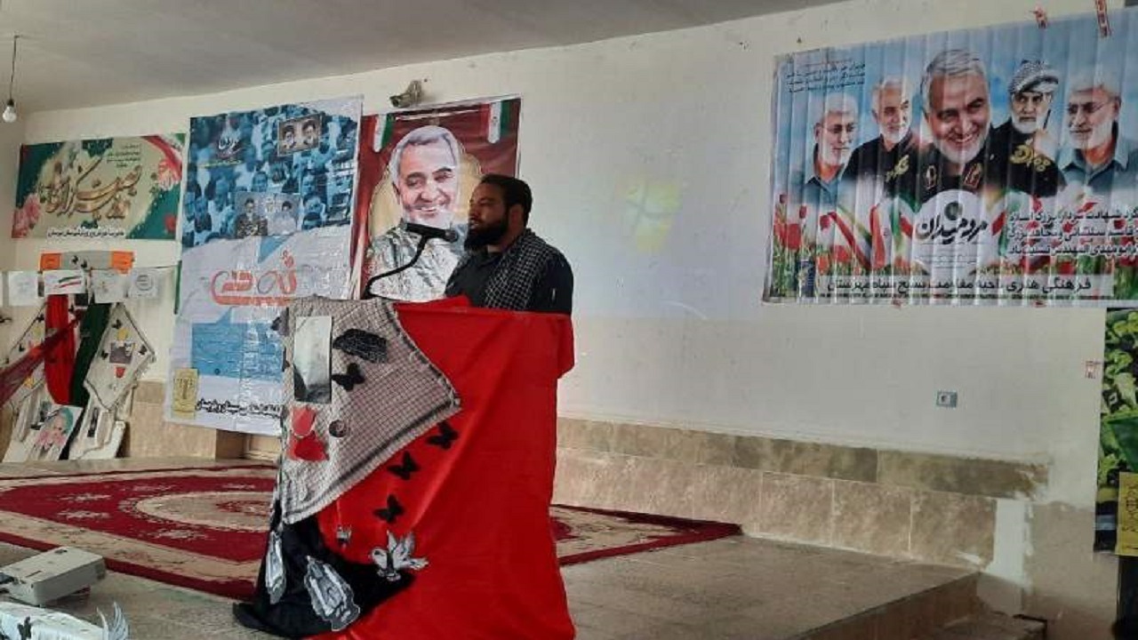 آیین گرامیداشت سالروز شهادت حاج قاسم در مهرستان برگزار شد