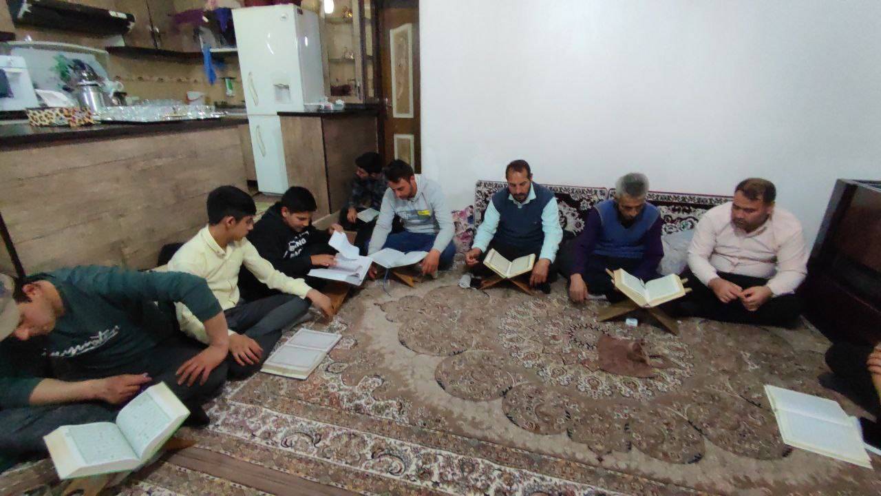 محفل انس با قرآن در روستای توآباد