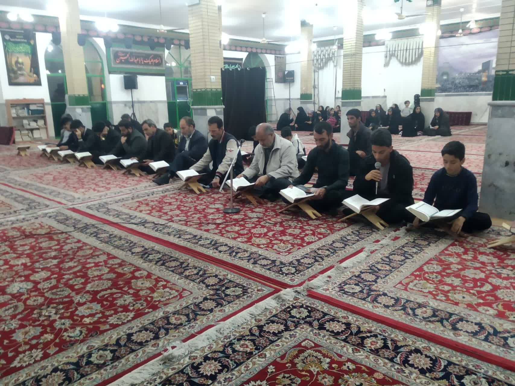 مراسم سوگواری سالگرد شهید سلیمانی در رئستای ملوند