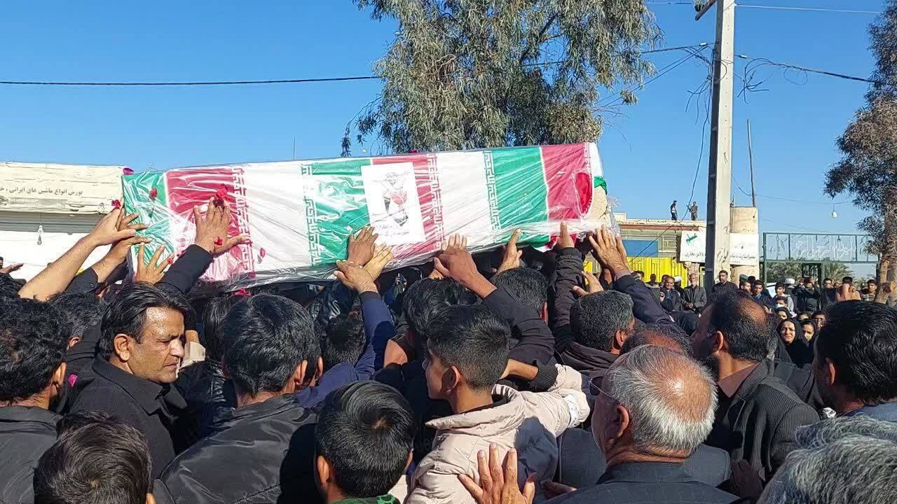 تشییع ۲ دانش آموز پسرعمو در نرماشیر