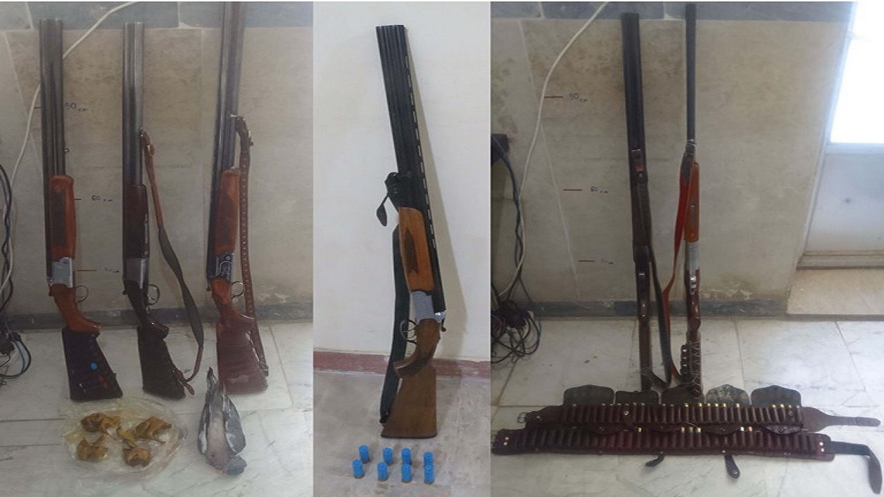 دستگیری ۷ شکارچی متخلف در شهرستان بیله سوار