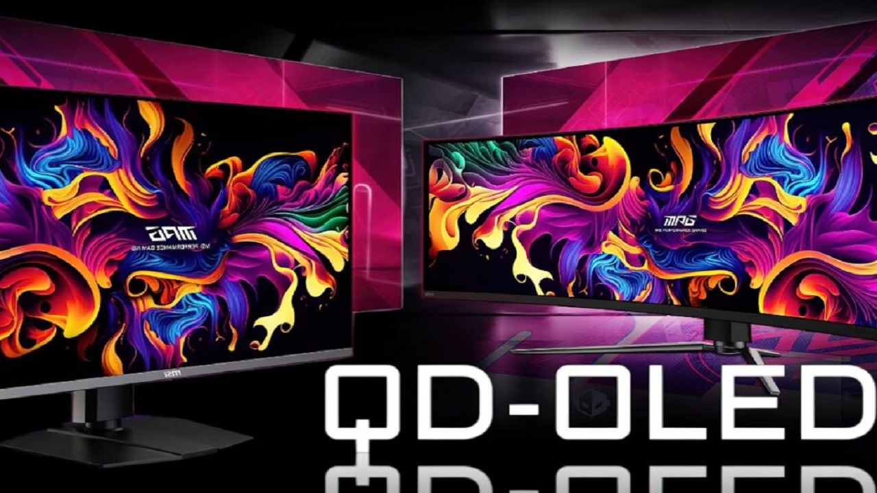 MSI از پنج مانیتور گیمینگ QD-OLED در اندازه‌های ۲۷ تا ۴۹ اینچی پرده برداشت