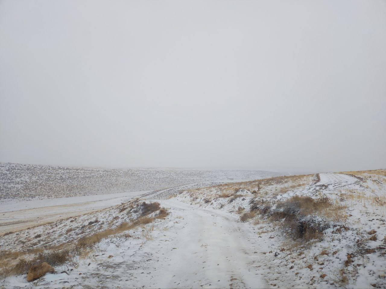 نمای زمستانی روستای تو آباد