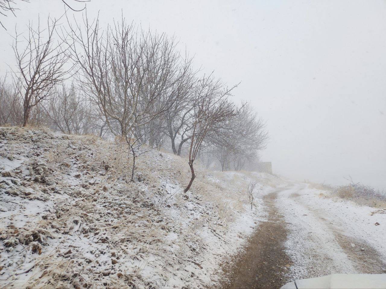 حال و هوای یک روز زمستانی در روستای گردشگری توآباد