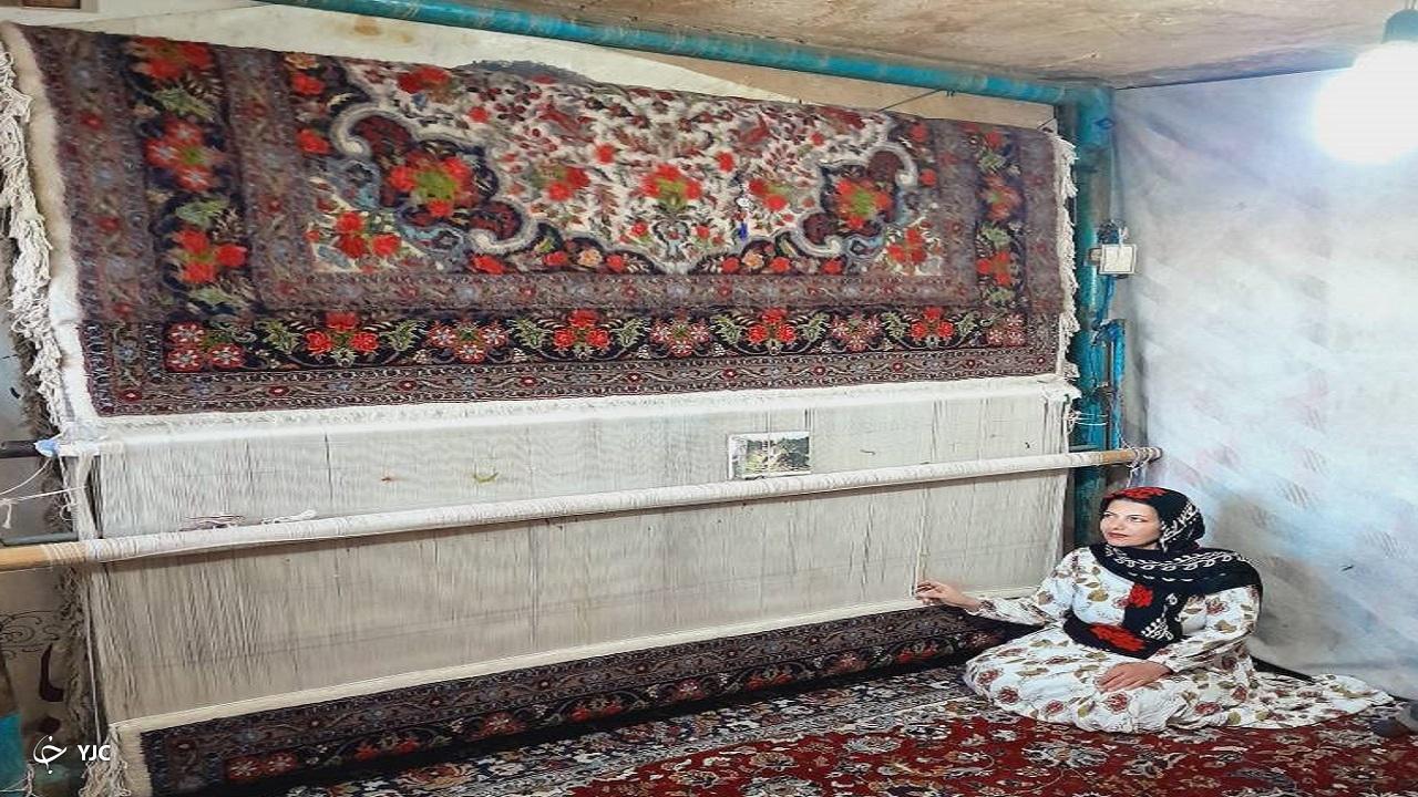 فرش تک پود هنر دست کردستانی‌ها