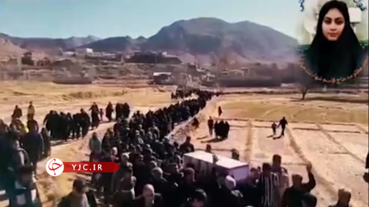 تشییع پیکر یک شهید در روستایی که‌ شهید ‌نداشت‌ + فیلم