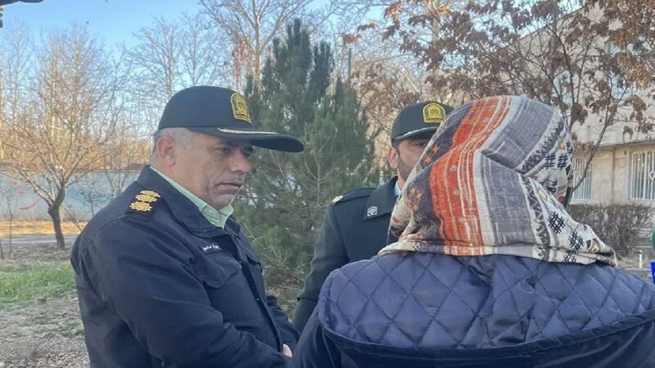 دستگیری زن زورگیر در شهر مهرگان