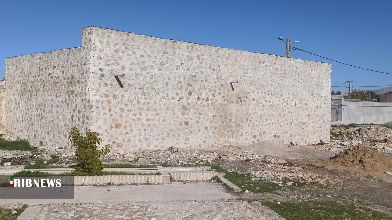 مرمت مرحله اول مسجد تاریخی چهل ستون دهدشت