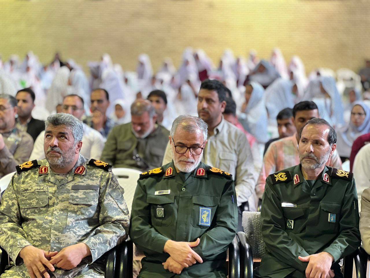 مسئولان سپاه در مراسم جشن تکلیف