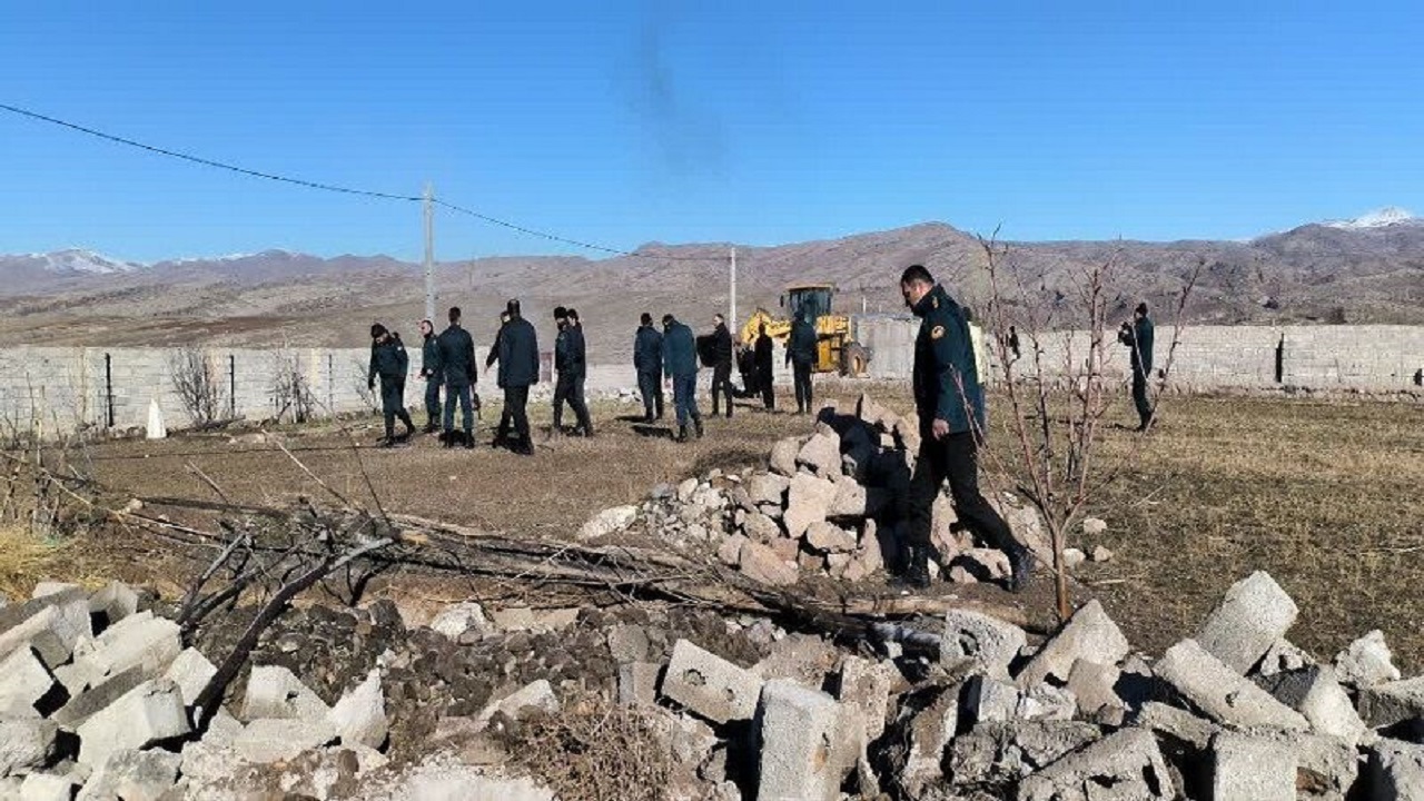 آزادسازی ۲.۲هکتار از اراضی کشاورزی در اردبیل