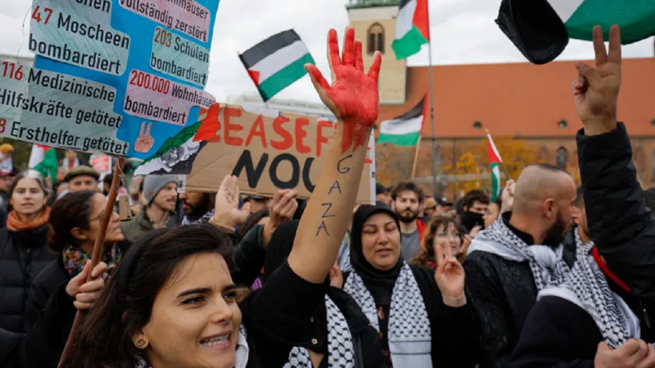 تظاهرات حمایت از فلسطین در آلمان