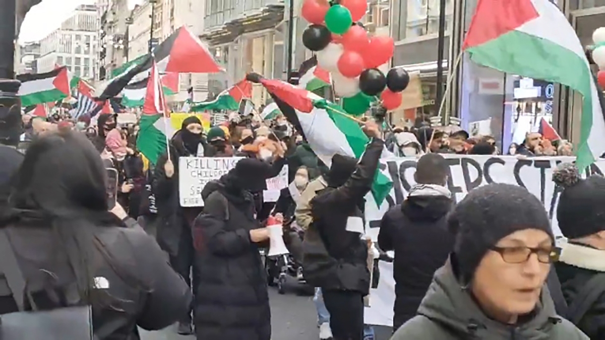 تجمع حمایت از مردم فلسطین در توکیو  + فیلم