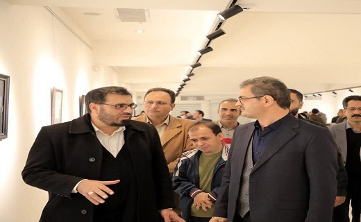 افتتاح نمایشگاه آثار خوشنویسی هنرمند توانخواه مریوانی