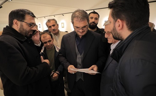 افتتاح نمایشگاه آثار خوشنویسی هنرمند توانخواه مریوانی