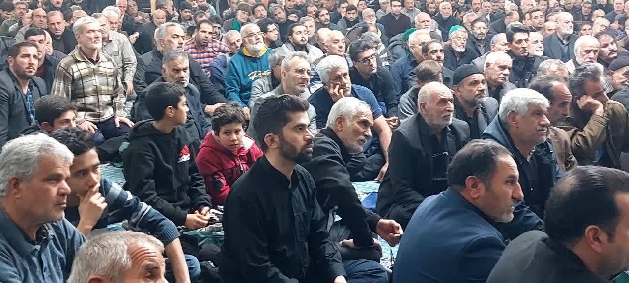 اجتماع مردم مشهد اردهال در مراسم سوگواری امامزاده سلطانعلی(ع)