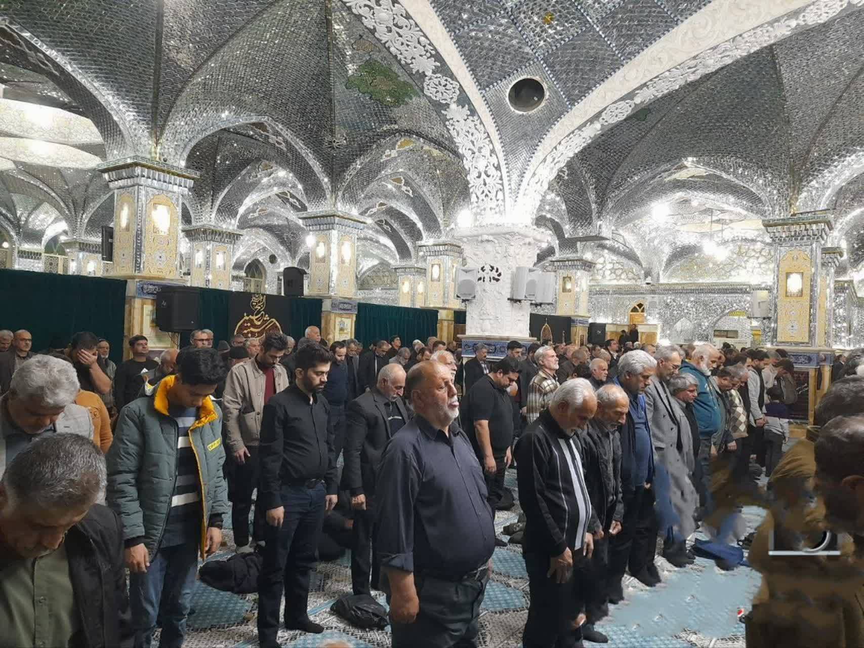 مراسم سوگواری در بقعه مبترکه