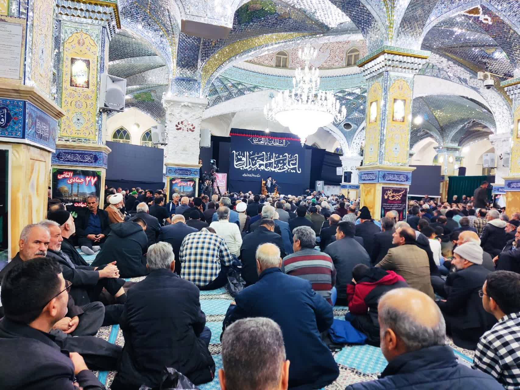 مراسم سوگواری در بقعه امامزاده سلطانعلی(ع)