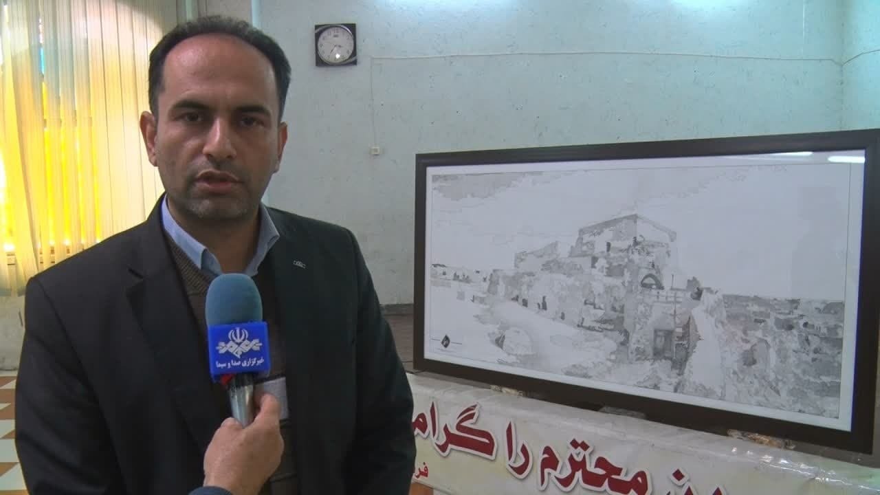 برپایی نمایشگاه هنر‌های تجسمی در میبد