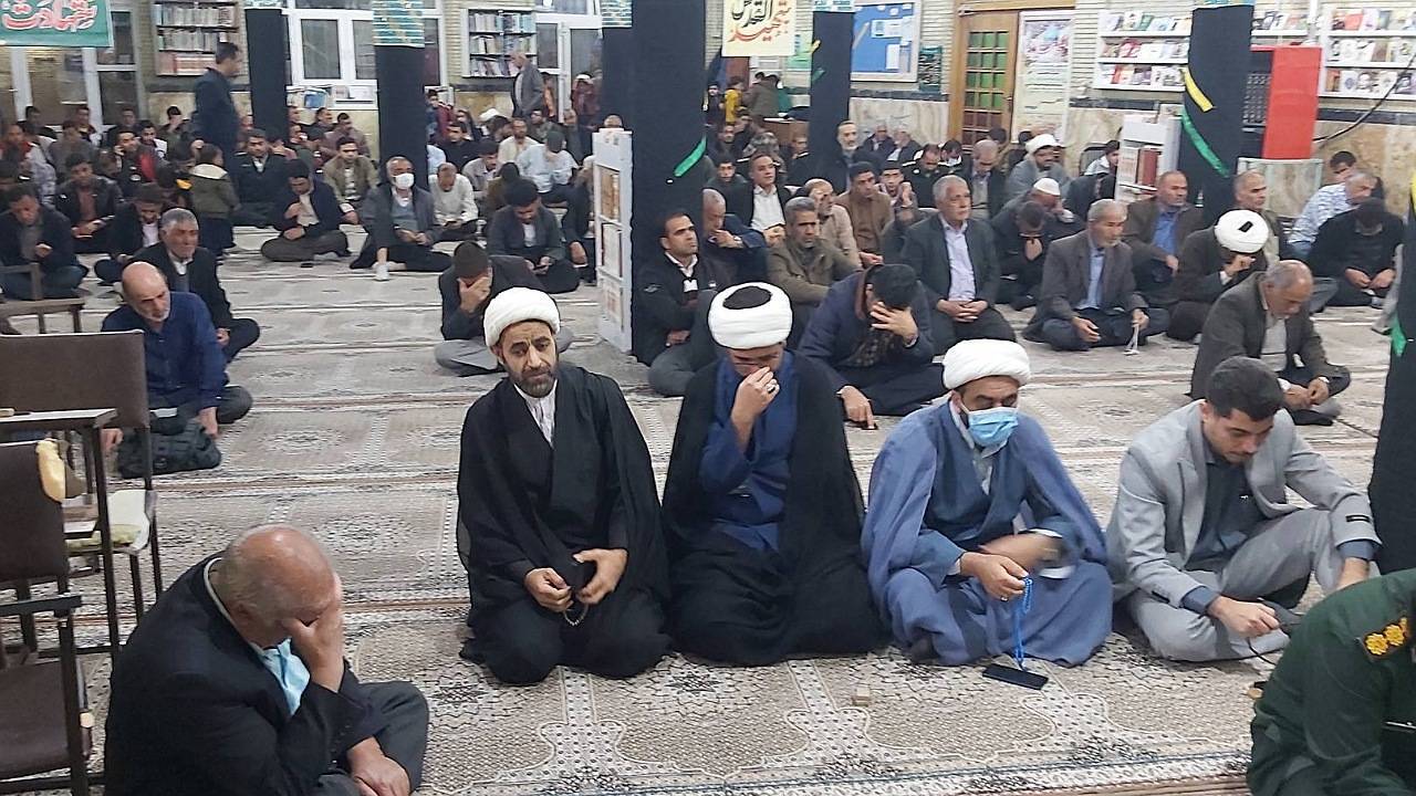 مراسم بزرگداشت شهدای حادثه تروریستی کرمان در انار