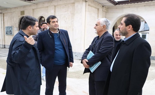 دیدار مسئولان بندر انزلی با رئیس شورای خلیفه گری ارامنه