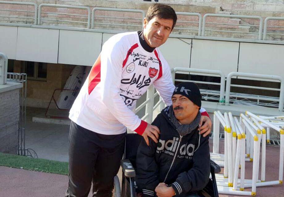 هوادار معلول پرسپولیس به آرزویش رسید