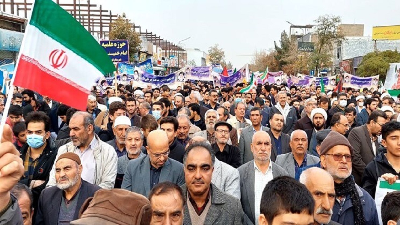 راهپیمایی جمعه‌های خشم و انزجار در استان یزد