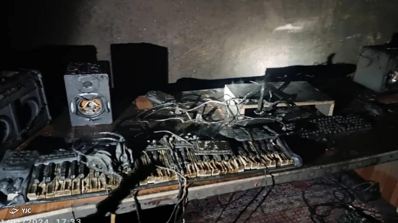 وقوع آتش‌سوزی منزل مسکونی در مهاباد