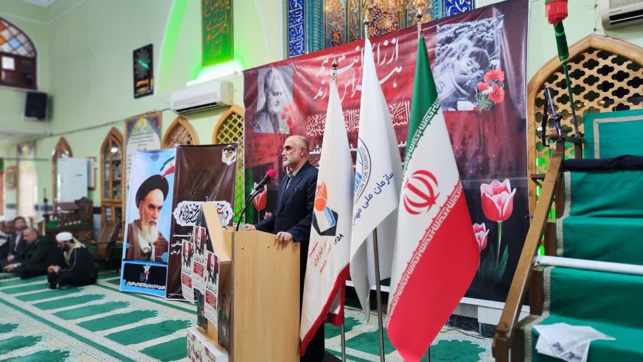 گرامیداشت شهدای افغانستانی حادثه تروریستی کرمان در بوشهر