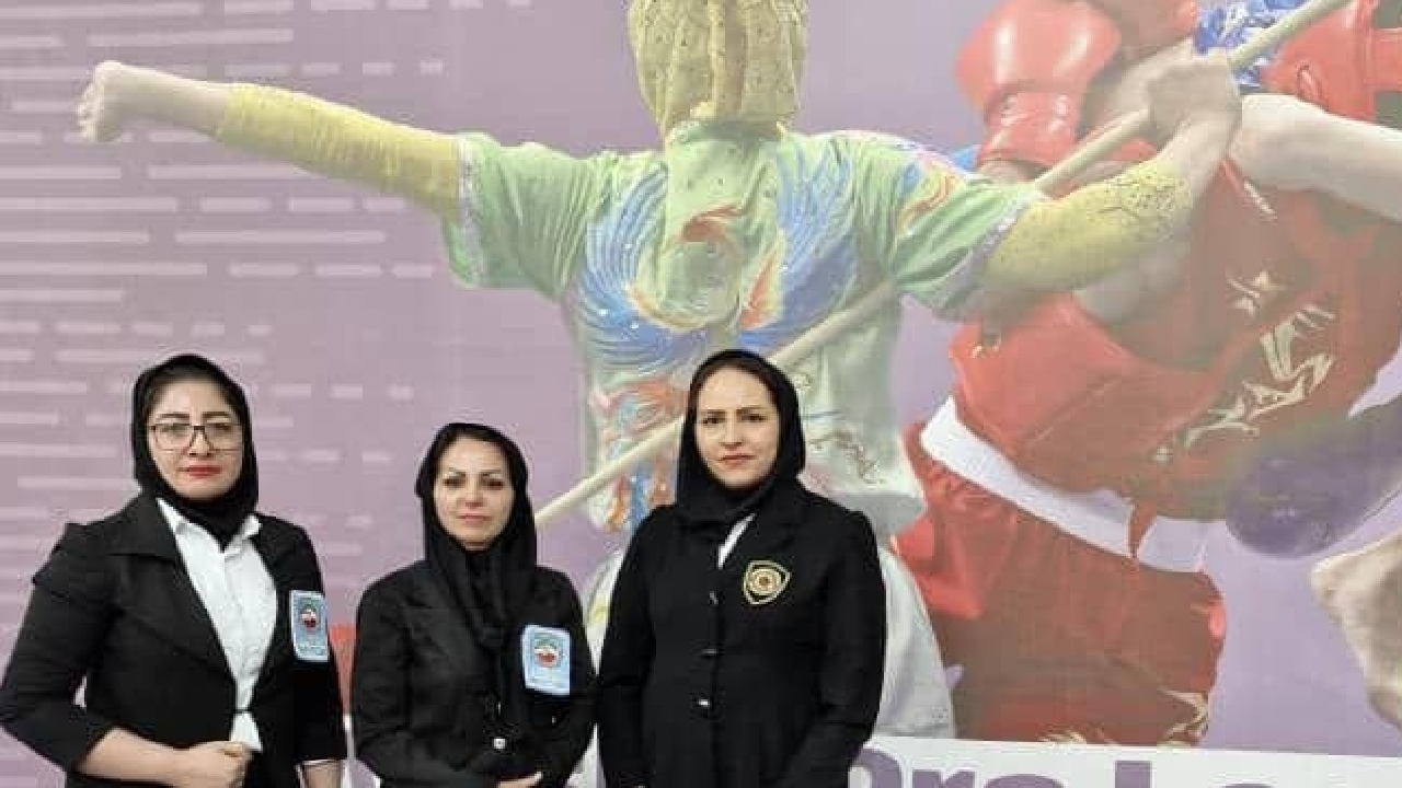 قضاوت داوران چهارمحالی در دور برگشت لیگ ووشو جوانان دختر