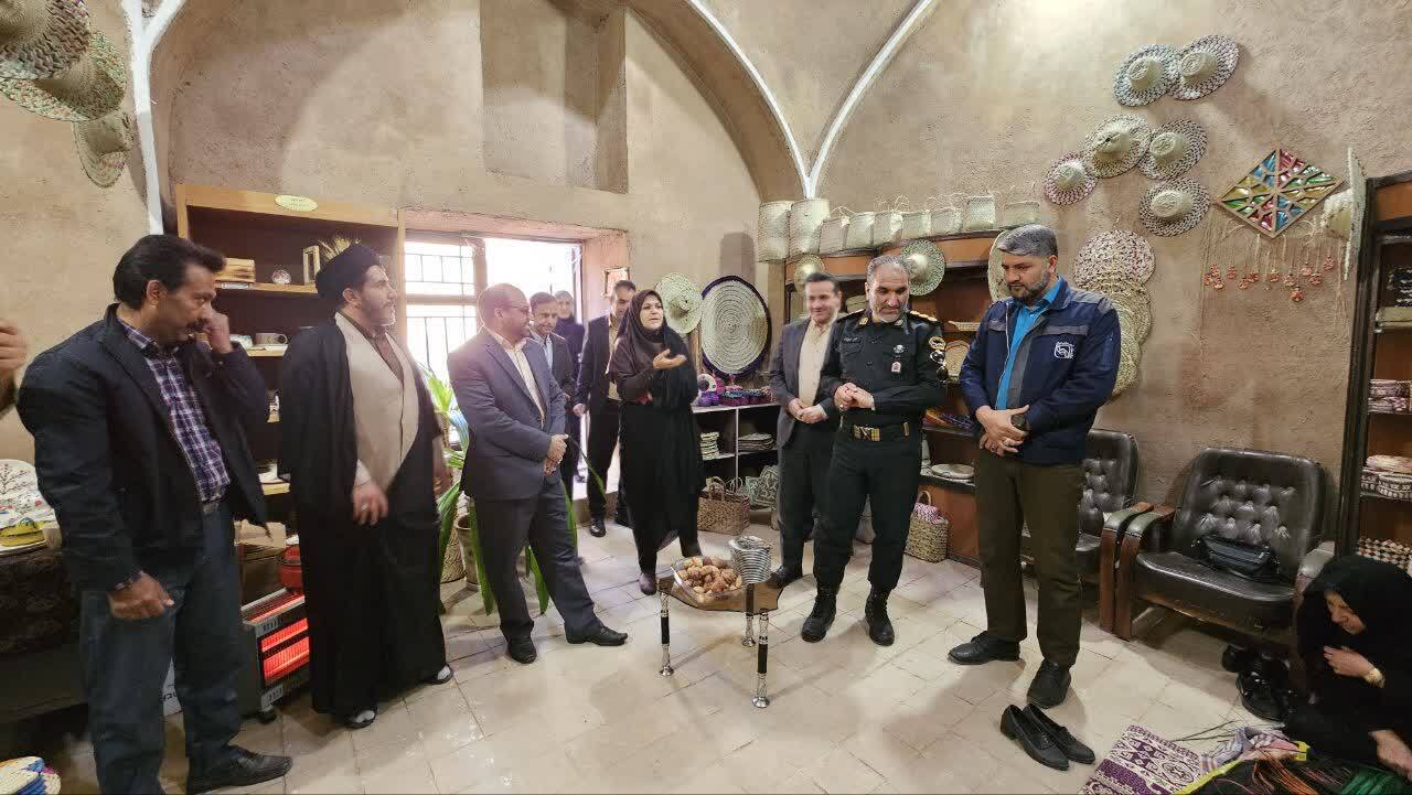 افتتاح سومین کارگاه حصیربافی میدان خان بافق