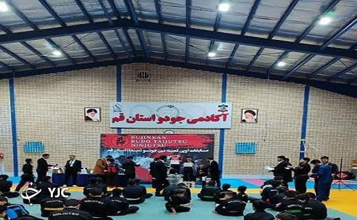 مسابقات قهرمانی نین جوتسوی استان قم برگزار شد