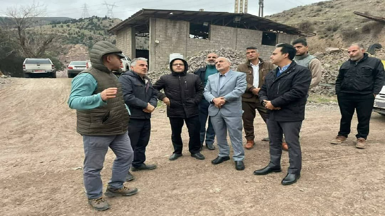احتمال خطر رانش در معدن لویه رودبار