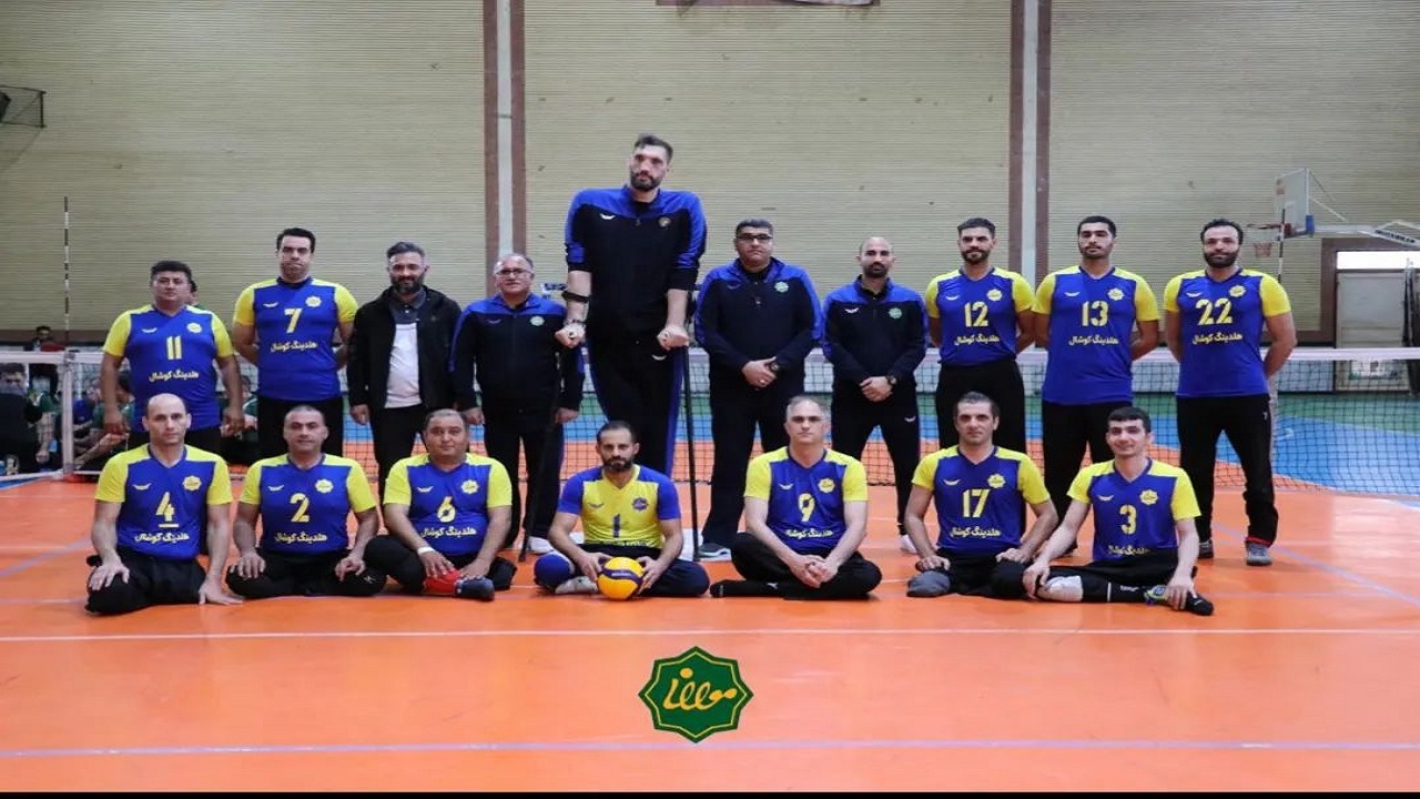پیروزی مهر مولانا چالوس در هفته سوم لیگ برتر والیبال نشسته کشور