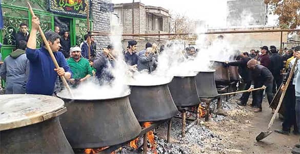 پخت غذای نذری