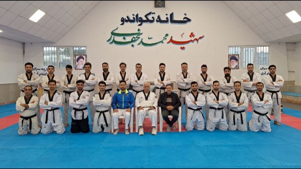 پایان دوره مربیگری تکواندو در آمل