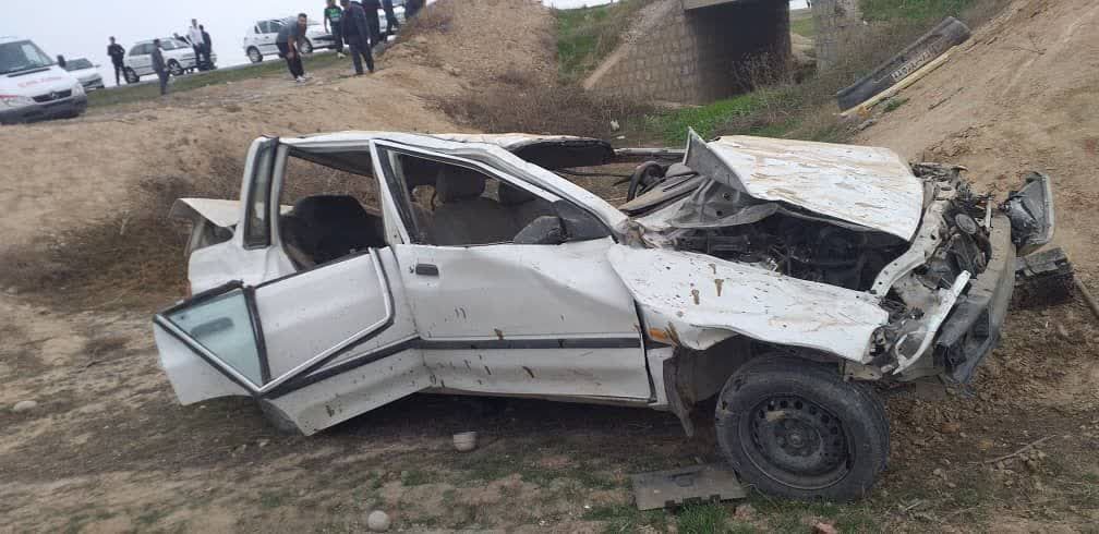 ۳ کشته و یک مصدوم در تصادف محور هفتگل به اهواز