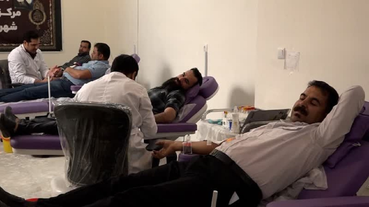 مشارکت بافقی‌ها در اهدای خون